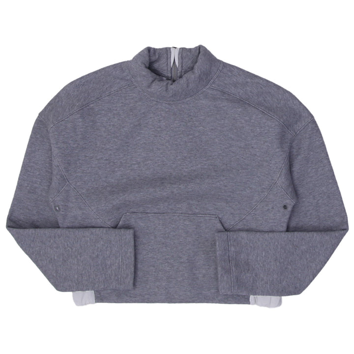 Ladies Lululemon Crop Quarter Zip Back Sweatshirt