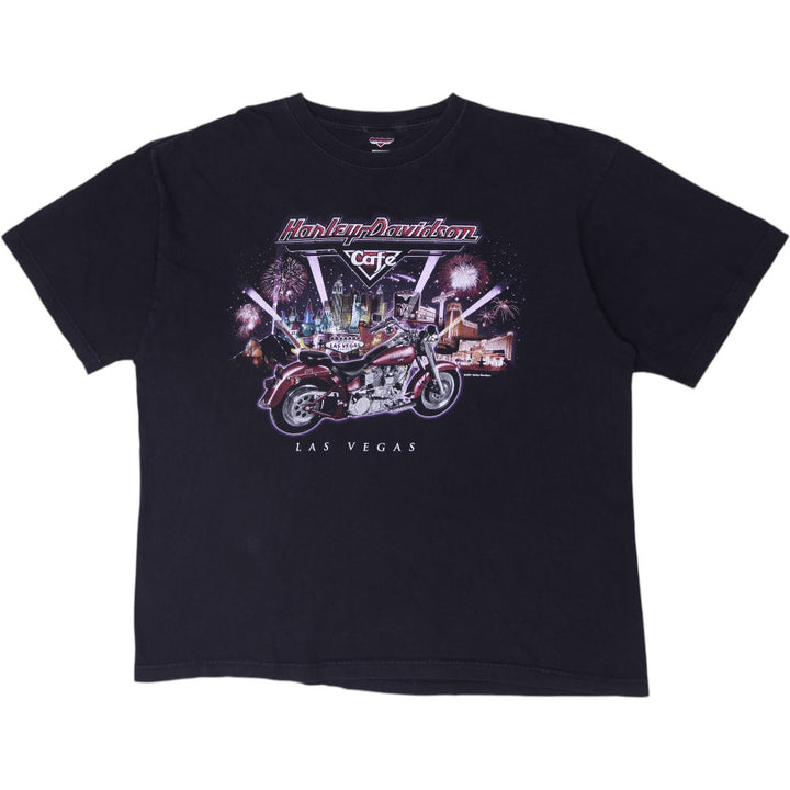 Vintage 90s Harley Davidson Cafe Las Vegas T-Shirt Size XXL