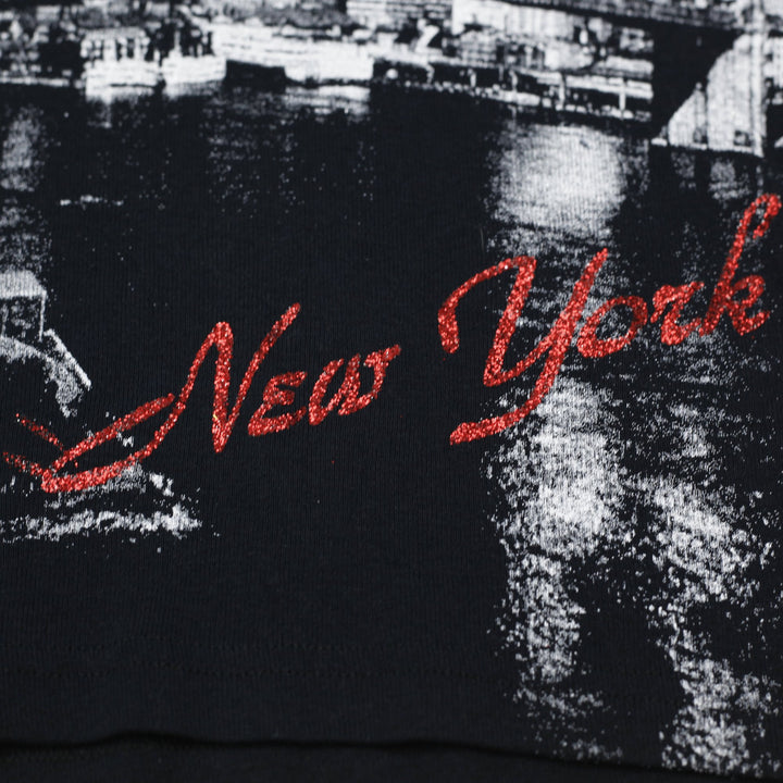 Y2K Ladies Rue 21 New York Graphic Long Sleeve Top Size M