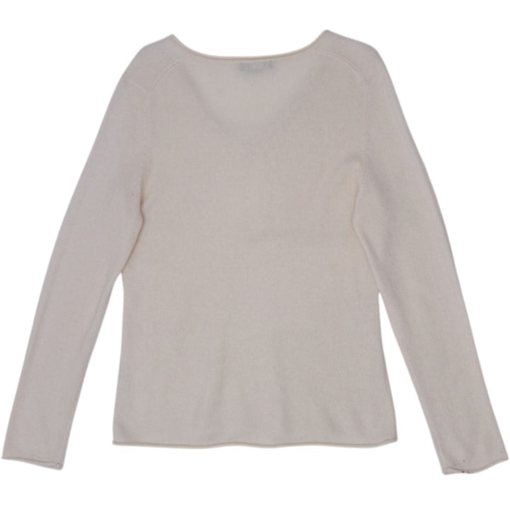 Ladies Lord & Taylor 100% Cashmere V-Neck Sweater Size XL