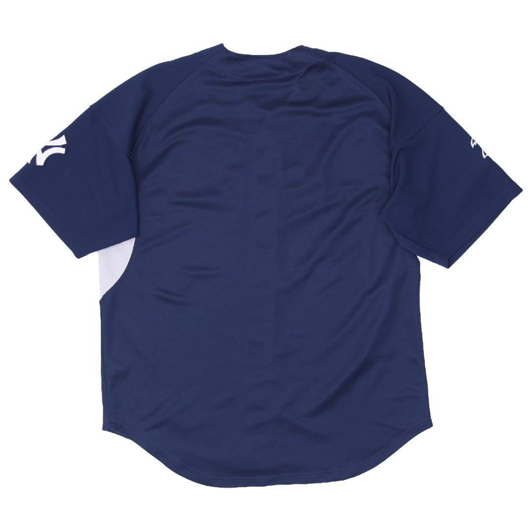 Vintage 90's Nike Team New York Yankees Baseball Jersey Size L, Navy Blue - Fashion Rerun Vintage Migration_Jersey