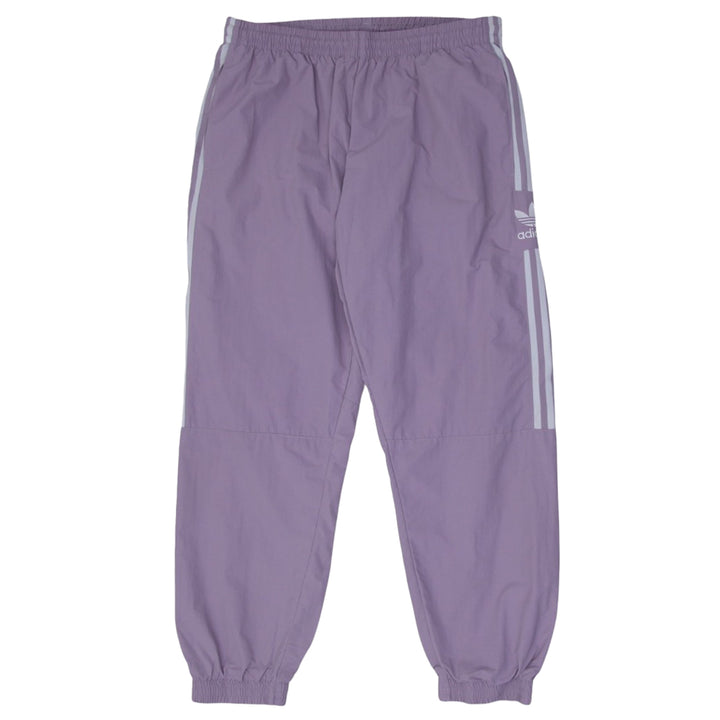 Mens Embroidered Adidas Logo Side Striped Jogger Pants