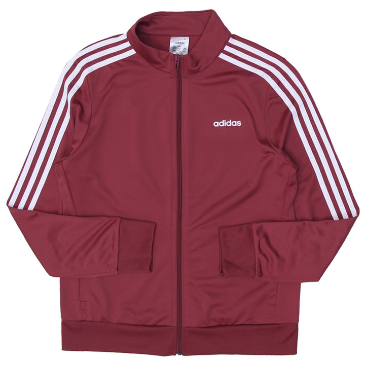 Ladies Adidas Logo Sleeve Striped Zipper Jacket