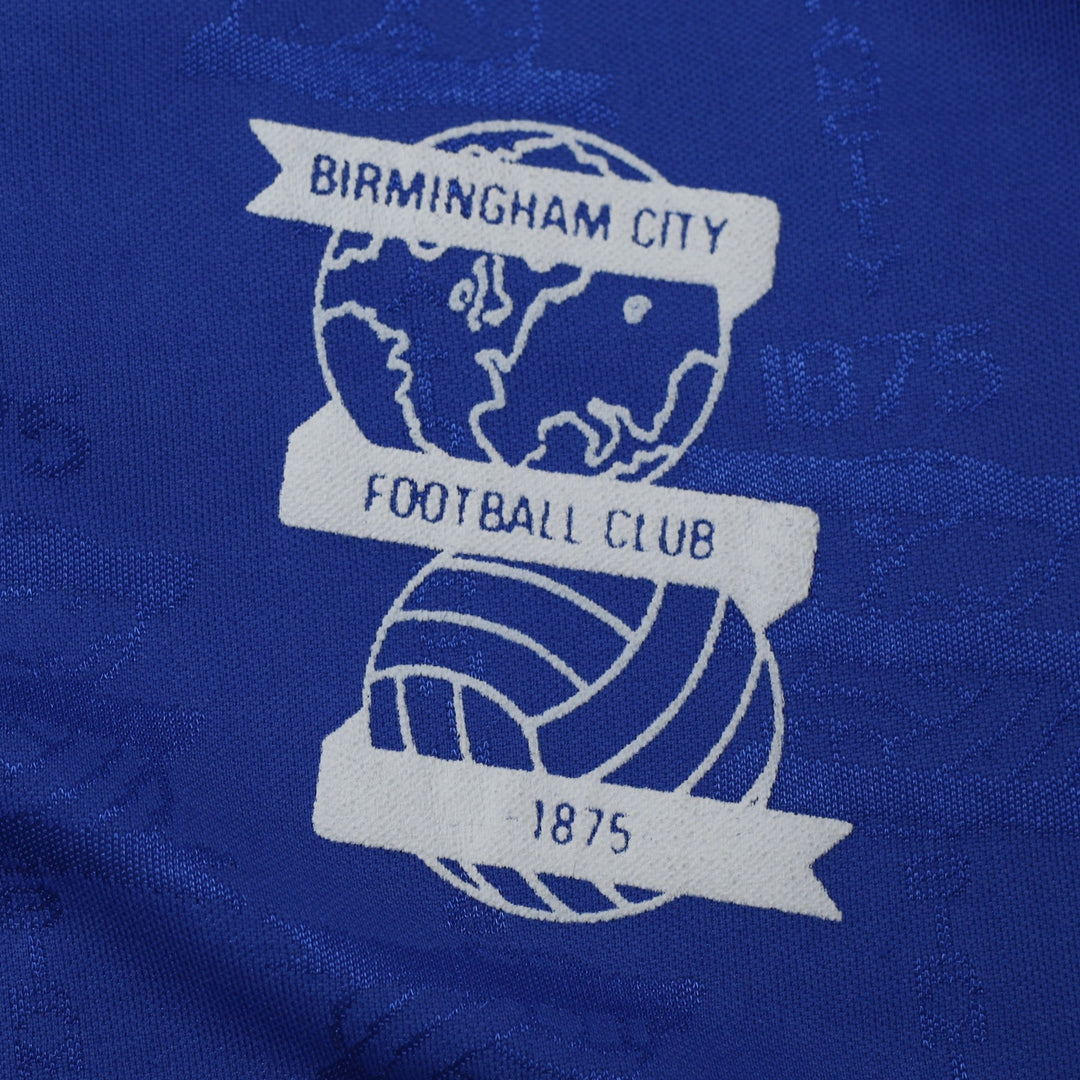 Vintage Birmingham City 1994–95 Triton Showers Soccer Jersey | Migration_Jerseys - Detail View | Fashion Rerun