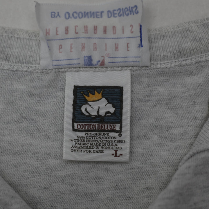 Vintage 90's Yankees Henley T-Shirt Made in USA Size L | Migration_T-Shirts - Detail View | Fashion Rerun