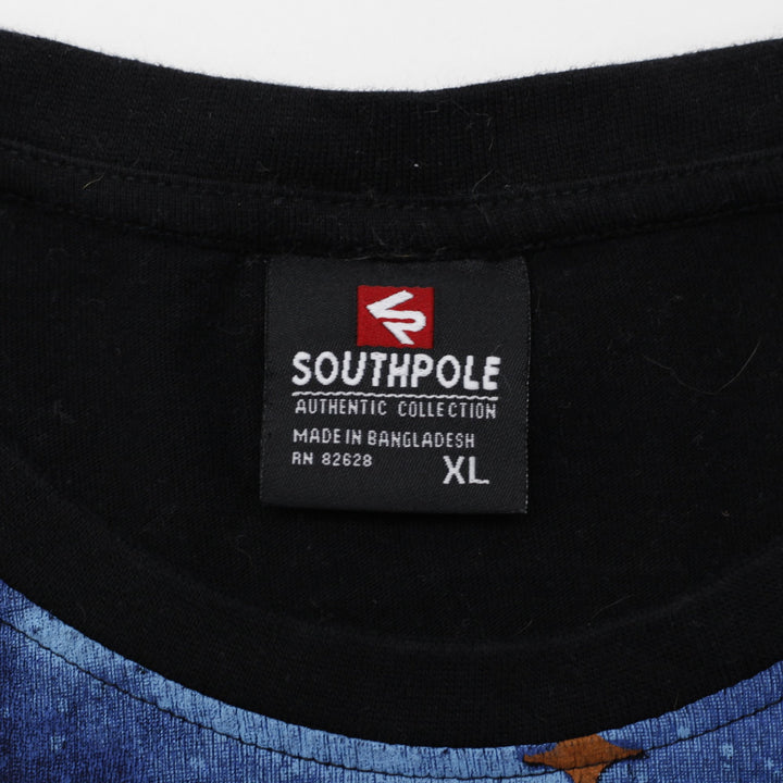 Y2K Mens Southpole NASA 60th Anniversary Space Galaxy T-Shirt Size XL