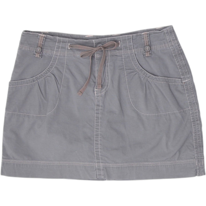 Y2K Ladies Drawstring Utility Cargo Mini Skirt Size 10