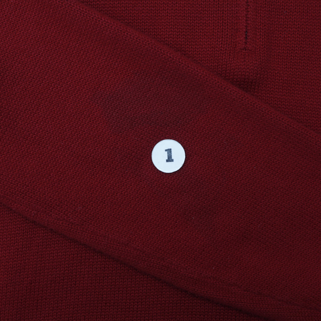 Vintage Polo By Ralph Lauren Sweater Red Cotton Quarter Zip Size L | Migration_Jumper & Knitwear RL Collectio | Fashion Rerun