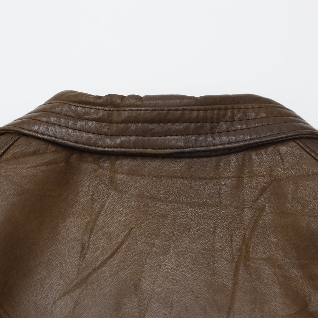 Vintage Casual Coat Leather Jacket Size L | Migration_Jackets - View 12 | Fashion Rerun