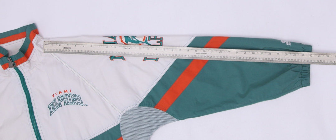 Vintage 1990s Starter NFL Miami Dolphins Quarter Zip Jacket Size XL | Migration_Jackets - View 8 | Fashion Rerun