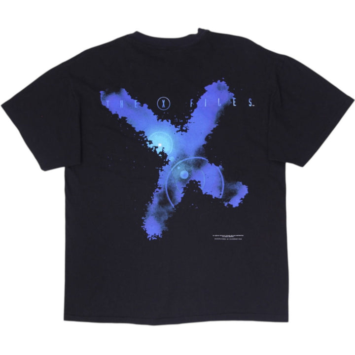 Vintage Hanes 90s The X-Files Trust No One Sci-Fi TV Promo T-Shirt Size XL