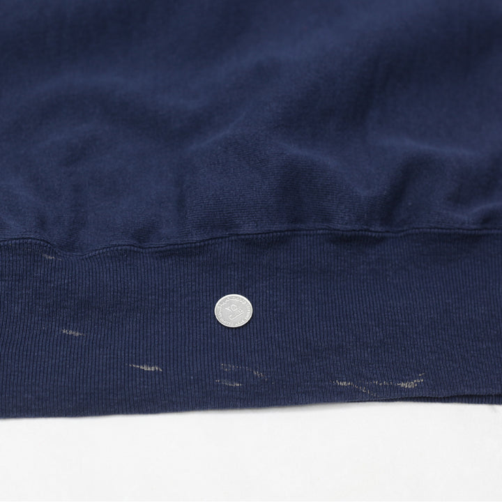 Vintage 90's Champion Reverse Weave Augustana Navy Sweatshirt Made In USA XXXL - Fashion Rerun Vintage Migration_Sweaters