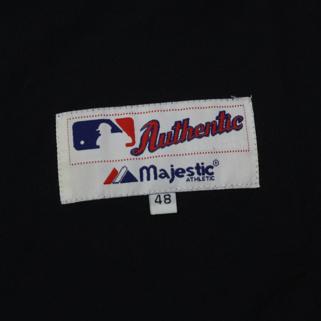 Vintage Majestic Authentic New York Mets Johan Santana #57 Jersey Shea Patch