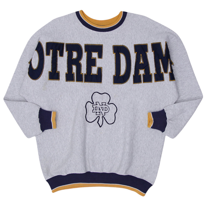 Vintage Legends Notre Dame Crewneck Sweatshirt Made In USA - Fashion Rerun Vintage Migration_Sweaters