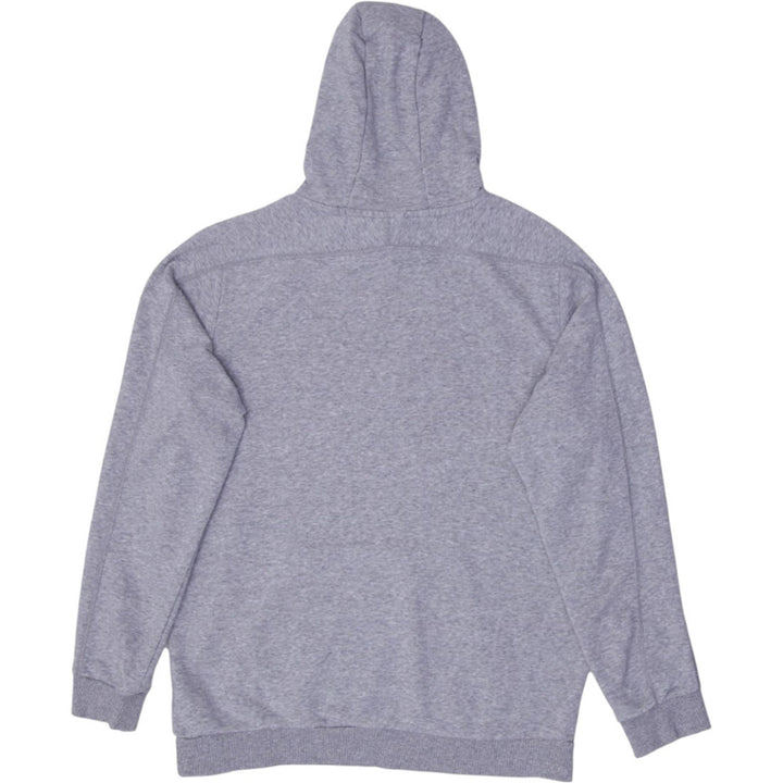 Mens Adidas Hoodie Gray Pullover Sport Graphic Spellout