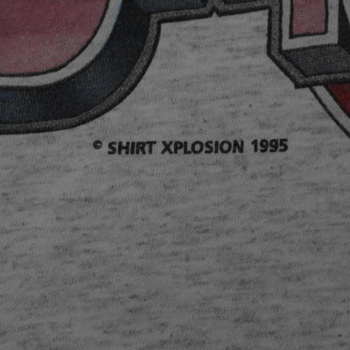 Vintage 90s Delta "Bang Gang" Chicago Bulls Caricature XL Made In USA | Migration_T-Shirts - Detail View | Fashion Rerun
