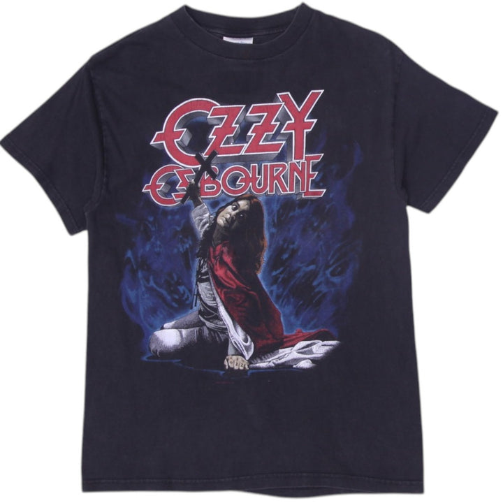 Vintage 90s Ozzy Osbourne Blizzard of Ozz Black T-Shirt Size S | Migration_T-Shirts | Fashion Rerun
