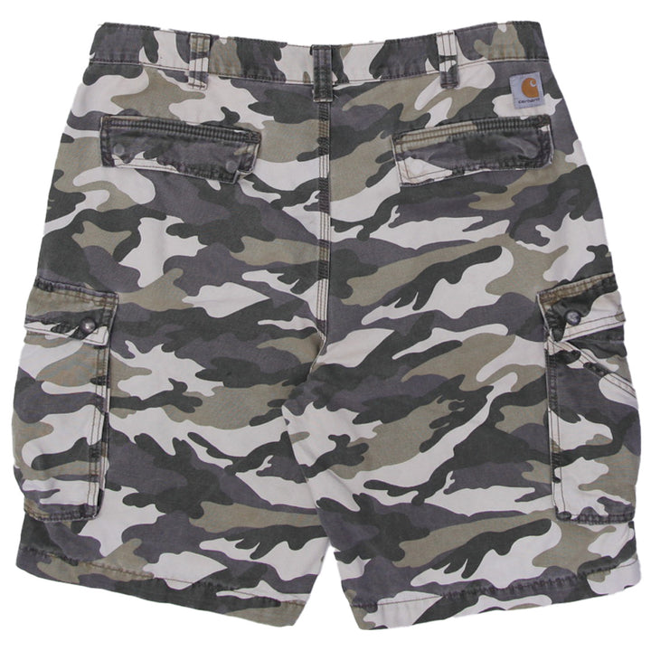 Mens Carhartt Relaxed Fit Cargo Camo Short