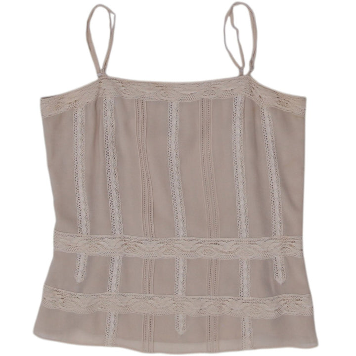 Y2K Ladies DKNY Camisole Silk Lace Detail Top Size 4 | Migration_Y2K Tops | Fashion Rerun