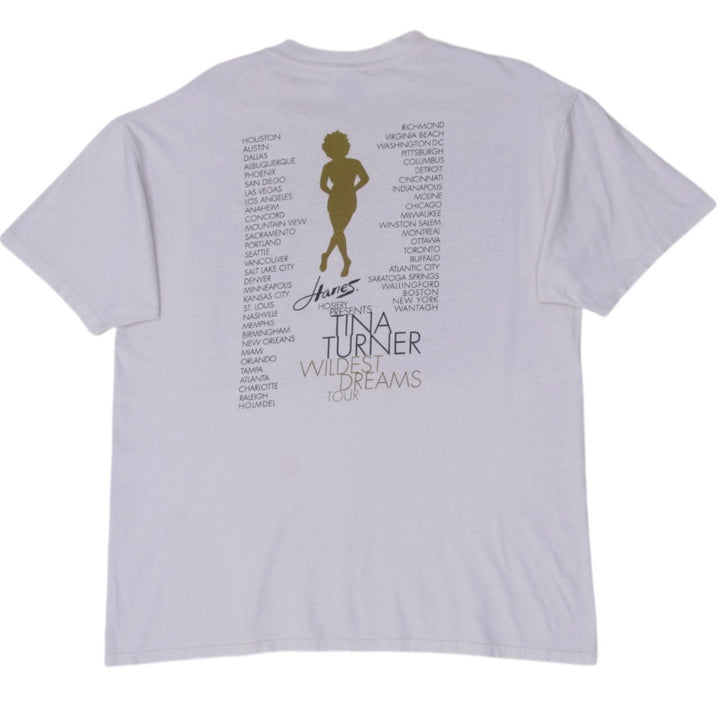Vintage 90s Tina Turner Wildest Dream Tour Single Stitch T Shirt XL | Migration_T-Shirts - Side View | Fashion Rerun