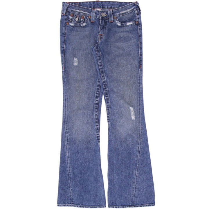 Ladies True Religion Joey Distressed Denim Jeans Size 29