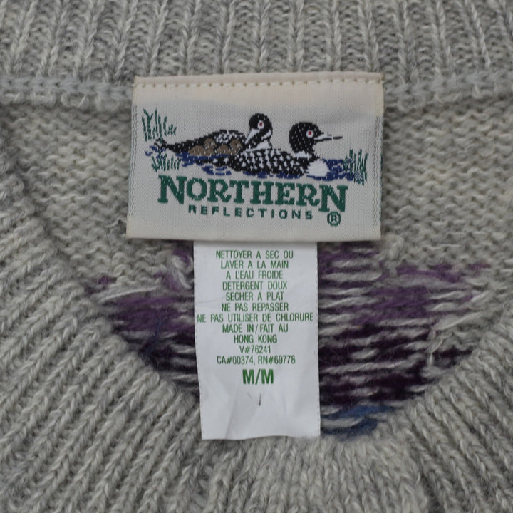 Vintage Northern Reflections Wool Holiday Cardigan Sweater Ladies - Fashion Rerun Vintage Migration_Sweaters