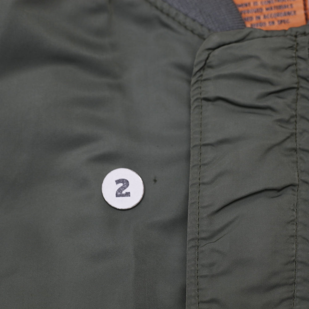 Vintage 80s-90s Schott NYC MA-1 Spec 86 Military Flight Bomber Jacket Size XL