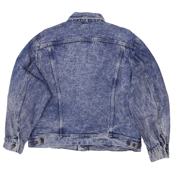 Vintage Lee Riders PATD-153438 Acid Wash Denim Jacket