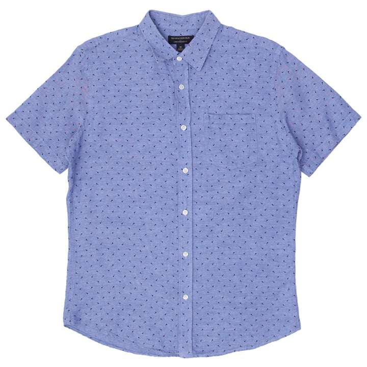 Mens Banana Republic Linen Standard Fit Shirt