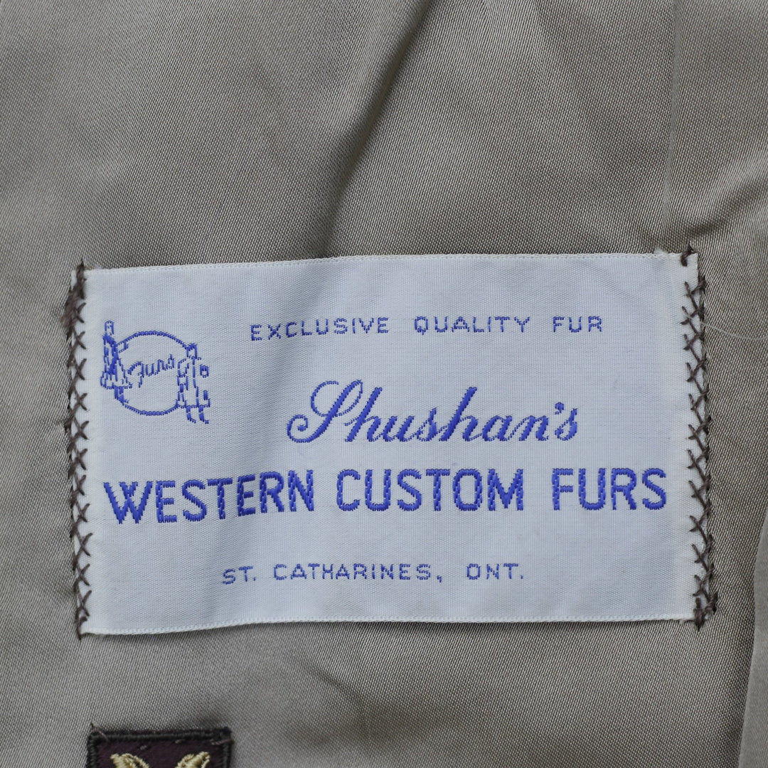 Mid-Century Vintage Shushan’s Custom Honey-Blonde Mink Fur Coat