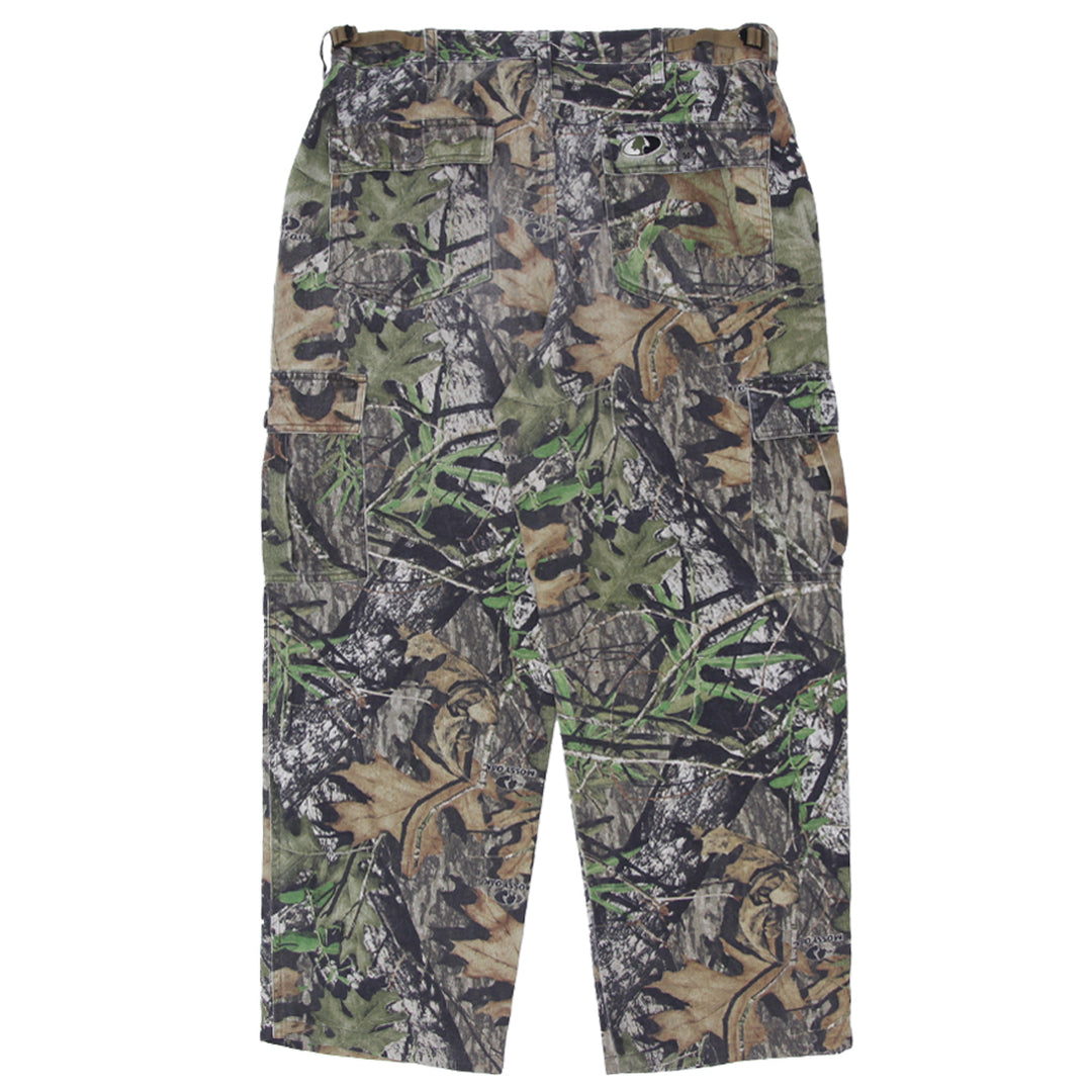 Mens Mossy Oak Forest Camo Cargo Midweight Pants - Fashion Rerun Vintage Migration_Pants