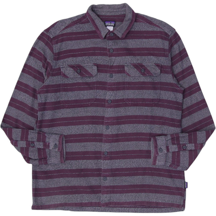 Mens Patagonia Organic Cotton Pocket Long Sleeve Flannel Shirt