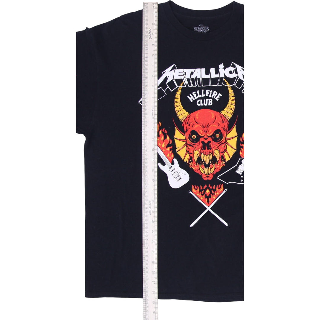 Mens Metallica Stranger Things Tee Band T-Shirt Size XL