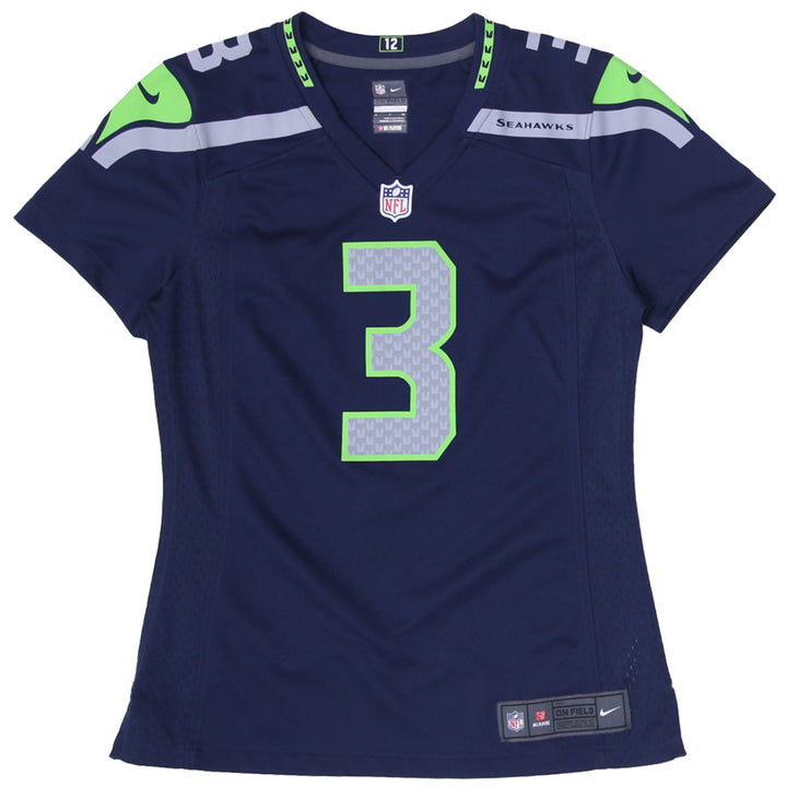 Ladies Nike Seattle Seahawks Russell Wilson #3 NFL Jersey