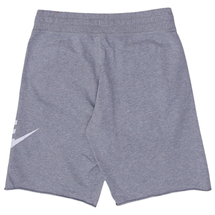 Mens Nike Swoosh Logo Gray Alumni Shorts