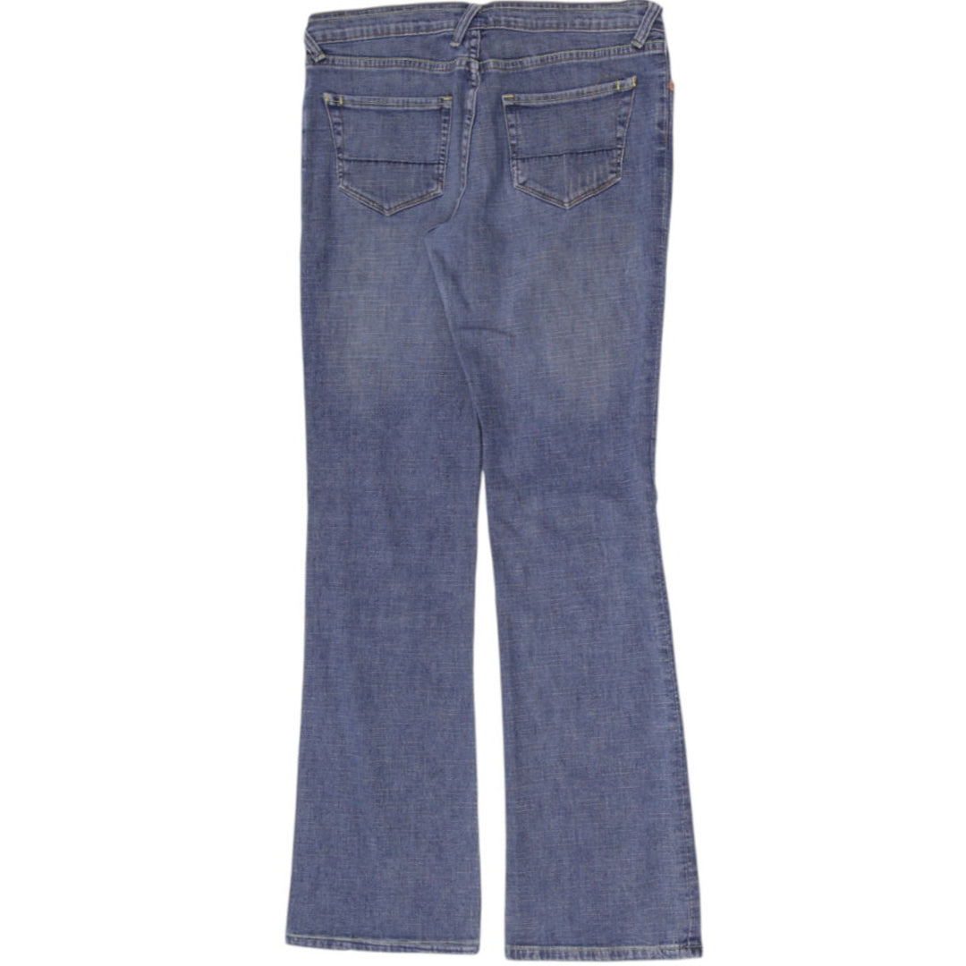 Y2K Ladies Seven7 Embroidered Arrow Bootcut Stretch Denim Jeans Size 29