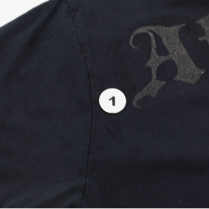 Y2K Mens Affliction Brandon Vera T-Shirt Black Graphic Design
