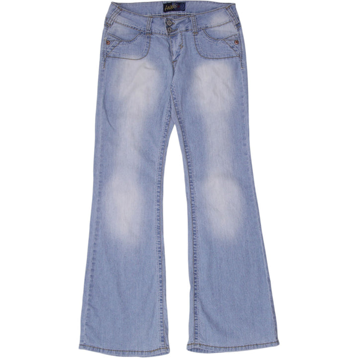 Y2K Ladies Angels Washed Blue Denim Flare Jeans Size 7 | Migration_Jeans & Pants | Fashion Rerun