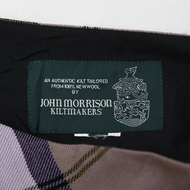 Y2K Ladies John Morrison Kilt Plaid Mini Skirt Size XS | Migration_Skirts - Back View | Fashion Rerun