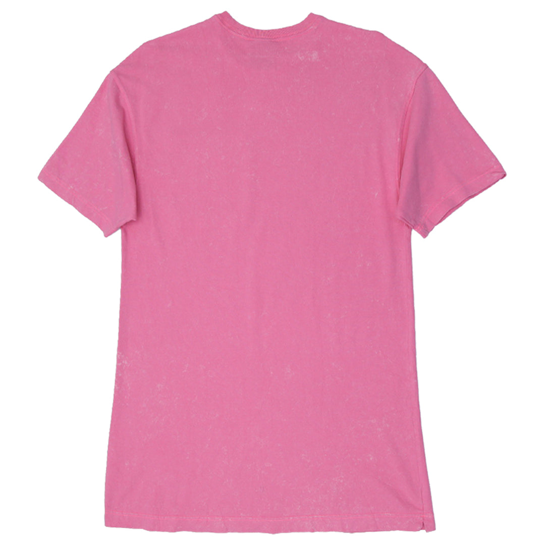 Ladies Nike Sportswear Retro 90s Washed Pink Oversized Cotton Crew T-Shirt Dress