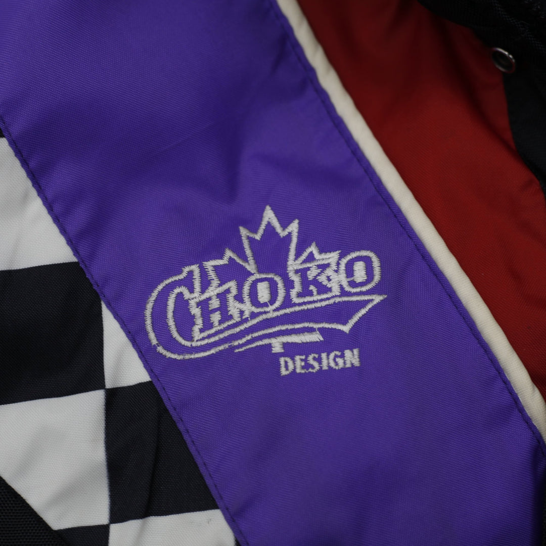 Vintage Mens Choko Hot Rider Jacket Black Checkered | Migration_Jackets - Detail View | Fashion Rerun