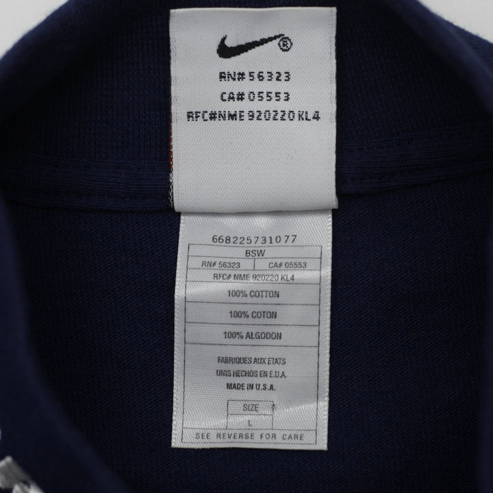 Vintage Nike Team Chicago Bears NFL Mock Neck Long Sleeve T-Shirt L Made In USA