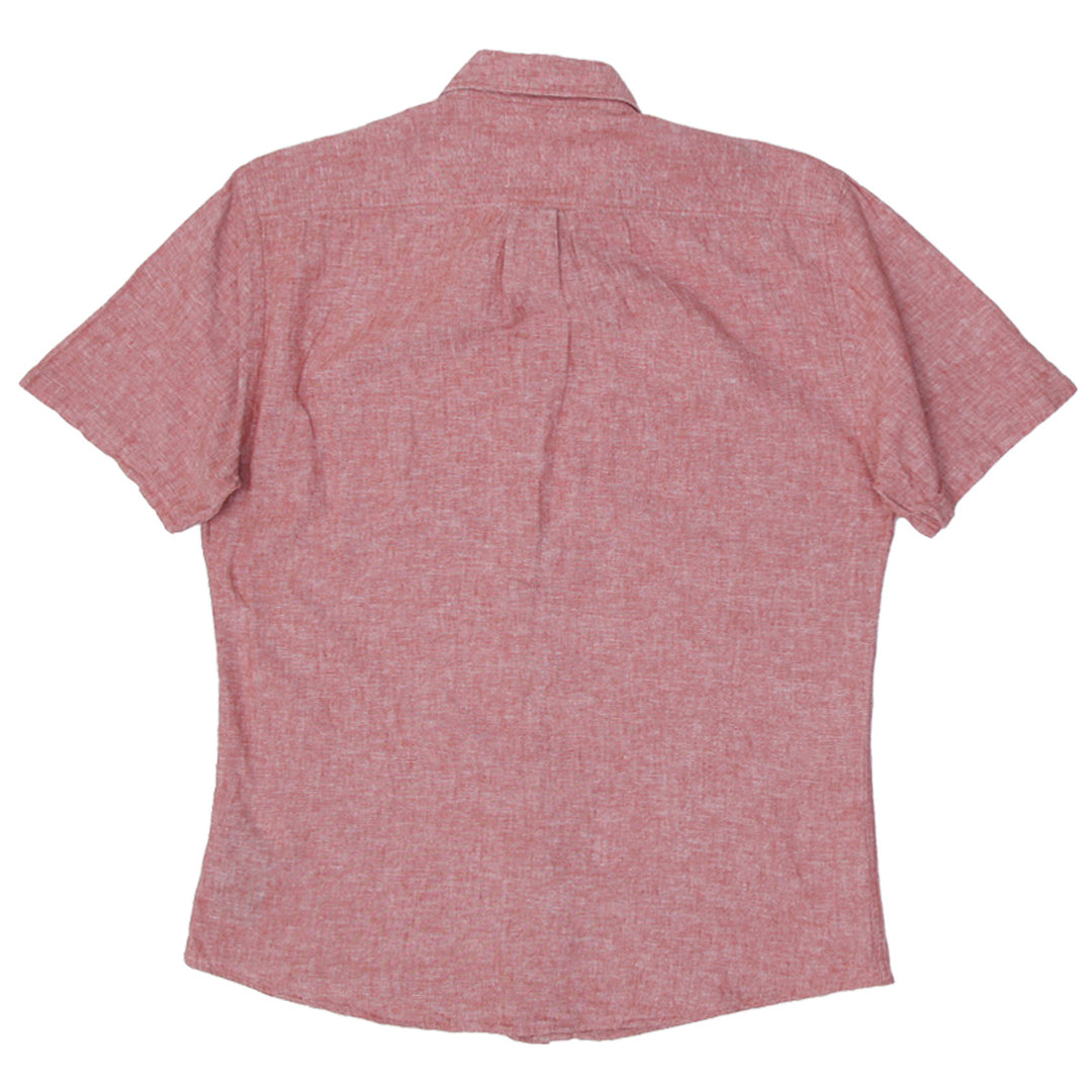 Mens Lindbergh Slim Fit Cotton Linen Shirt