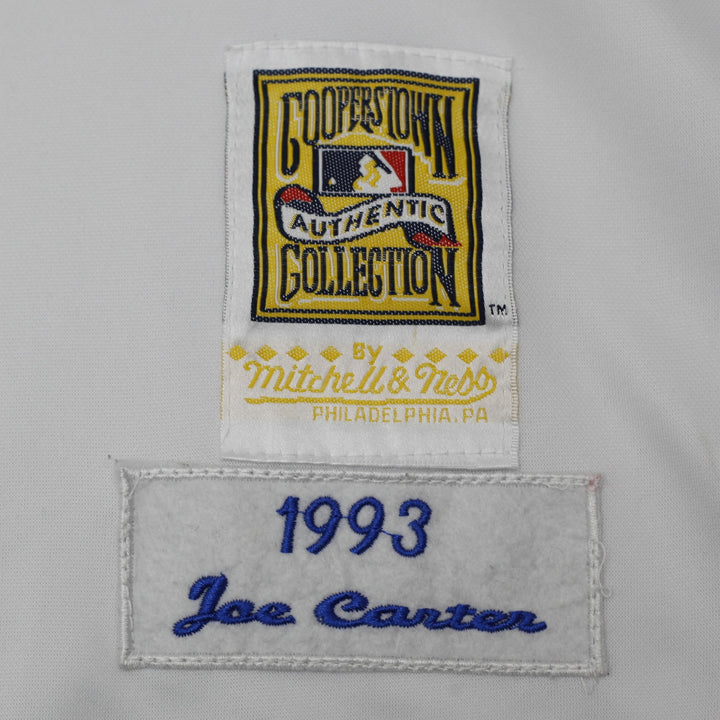 Vintage Mitchell & Ness Toronto Blue Jays Joe Carter 1993 World Series Jersey 52 | Migration_Jerseys - Detail | Fashion Rerun