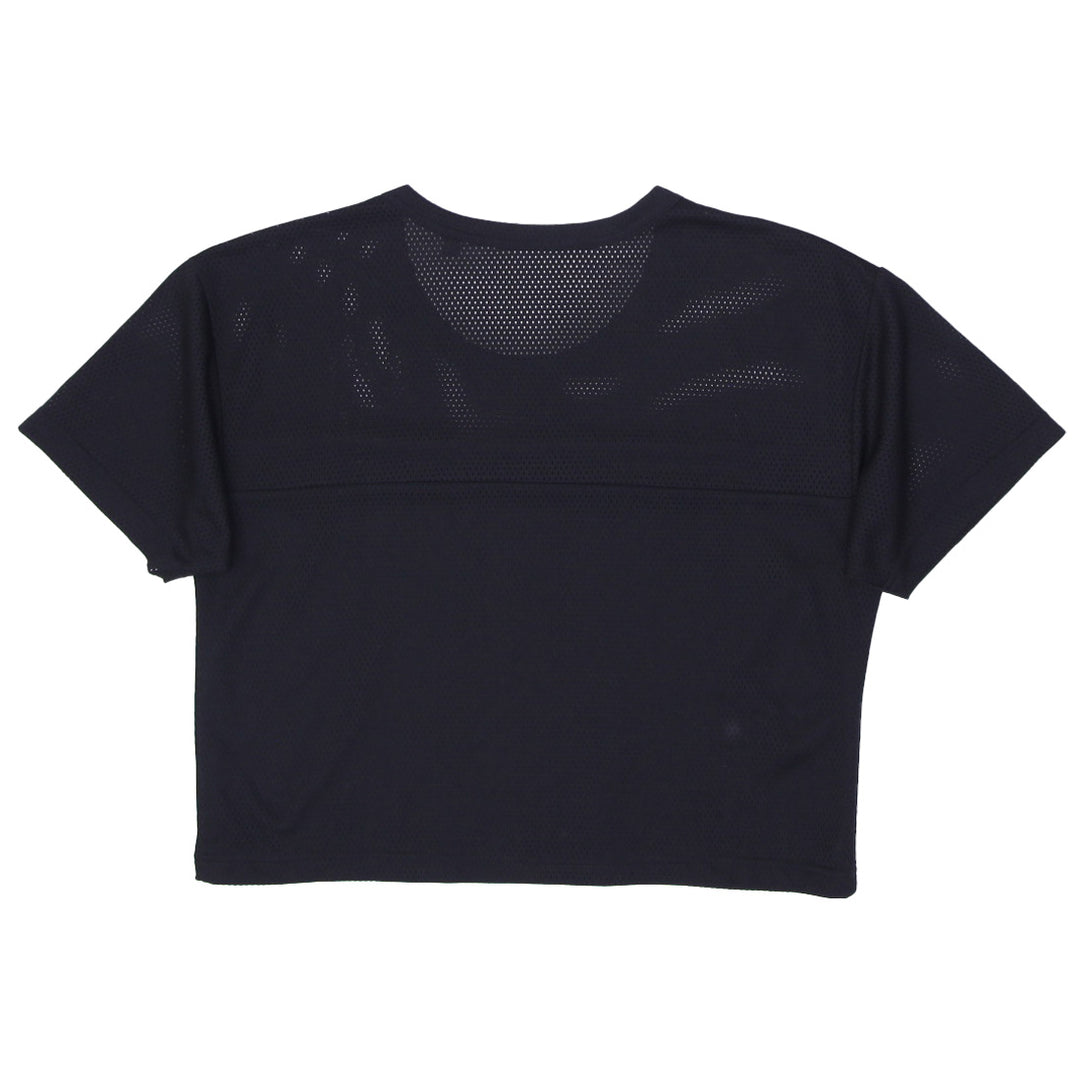 Ladies NBA Boston Celtics Black Mesh Crop Top