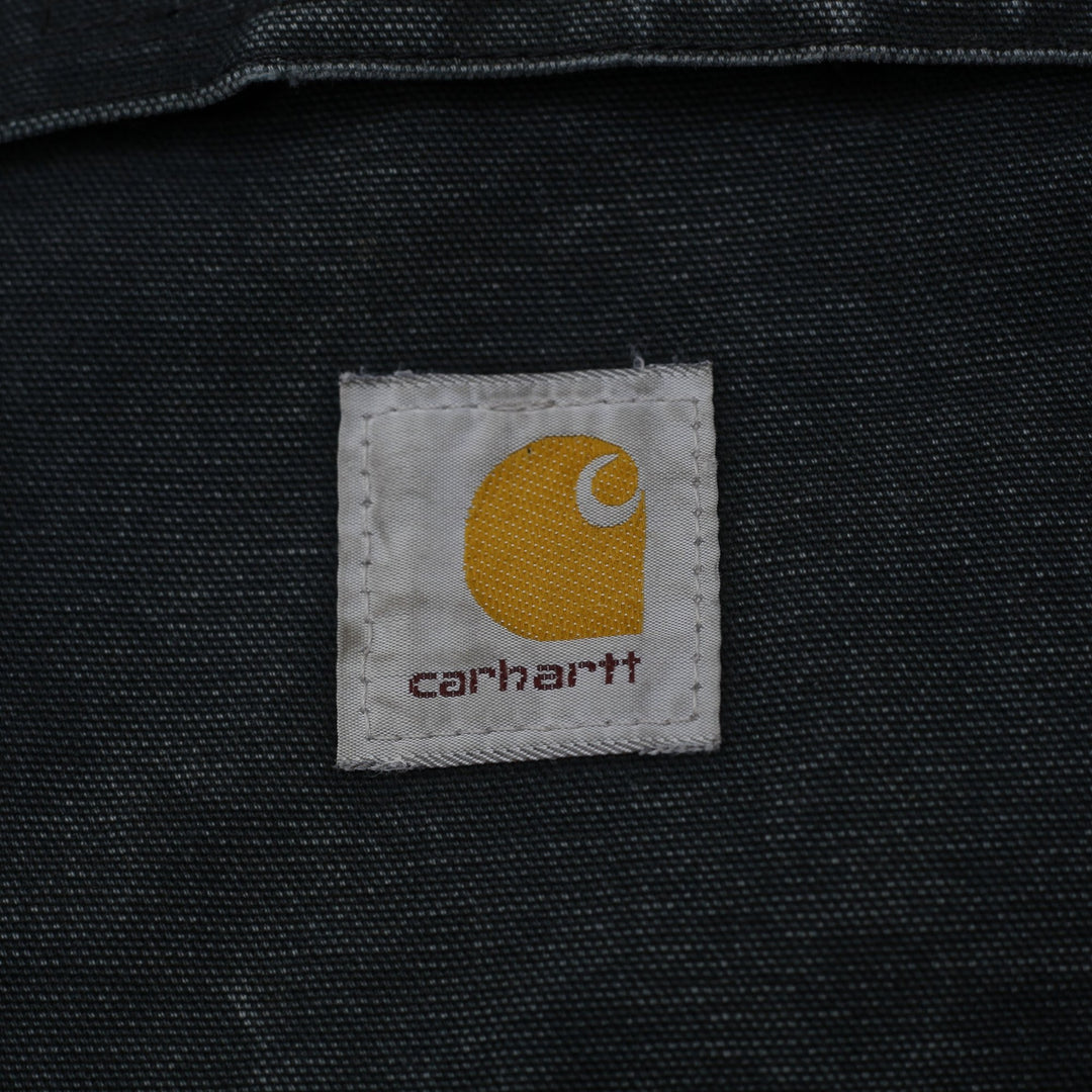 Mens Carhartt Distressed Full Zip Black Workwear Jacket Size 48 | Migration_Jackets WW Collection - Alternate | Fashion Rerun