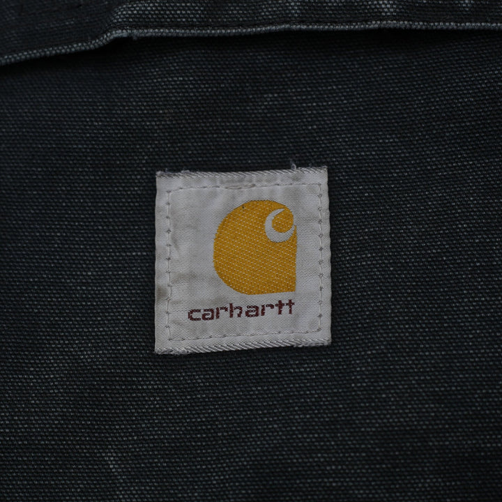 Mens Carhartt Distressed Full Zip Black Workwear Jacket Size 48 | Migration_Jackets WW Collection - Alternate | Fashion Rerun