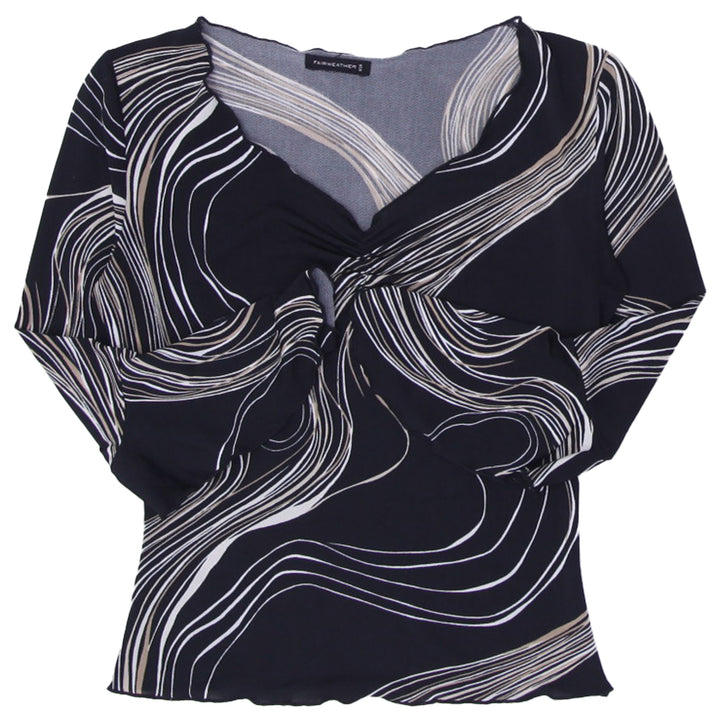 Y2K Ladies Fairweather USA Long Sleeve Top