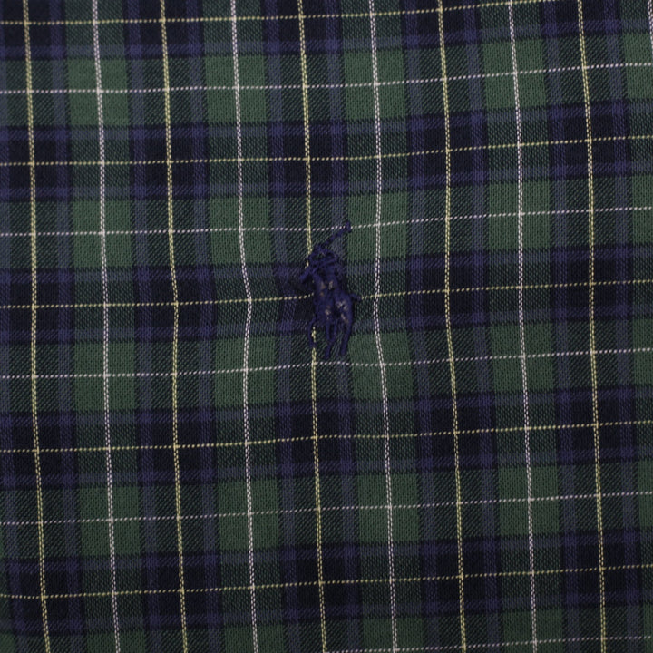 Mens Ralph Lauren Classic Fit Plaid Long Sleeve Shirt Size M