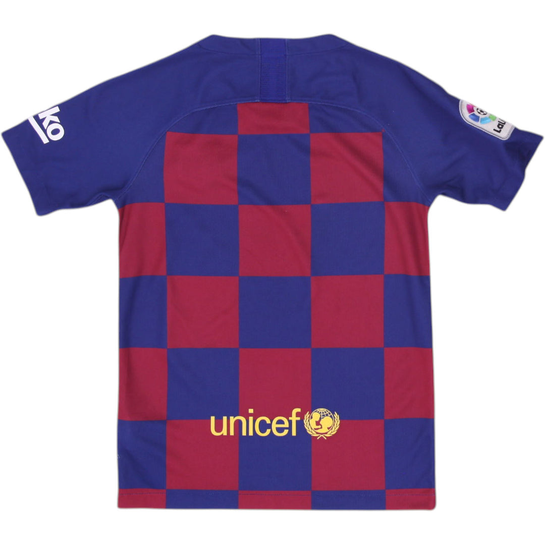 2019-2020 Boys Nike Junior FCB Barcelona La Liga Home Jersey Size M | Migration_Jerseys - Side View | Fashion Rerun